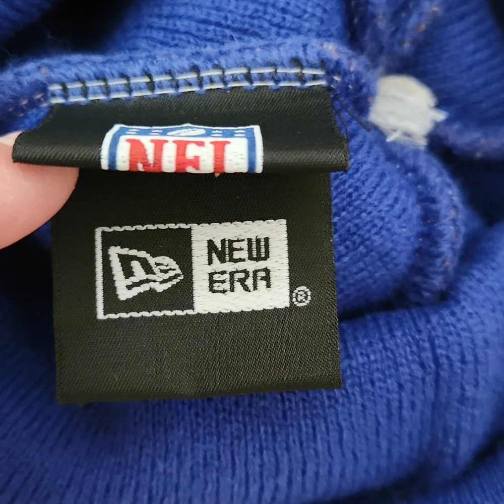 New Era NY Giants NFL Red and Blue Knit Beanie Hat Unisex Mens Womens One Size